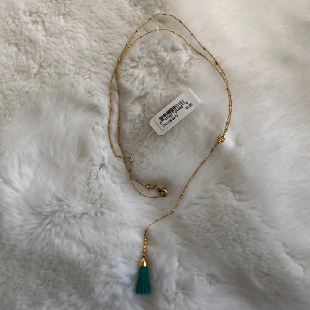 Gorjana Baja Lariat Tassel Necklace